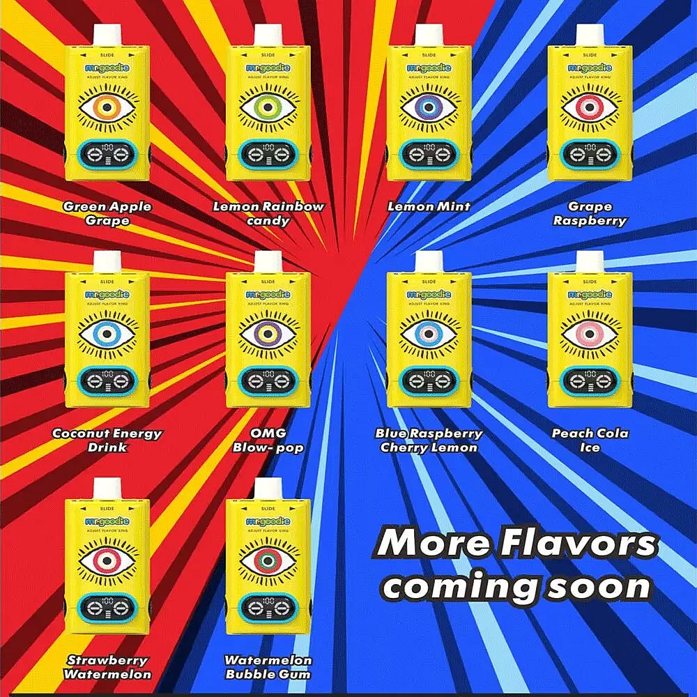mr.goodie adjust flavor king 60000 60k puffs all'ingrosso svapo usa e getta