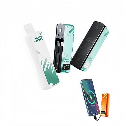 jnr power mate 30000 puffs smart screen 5000mah powerbank groothandel wegwerp vape