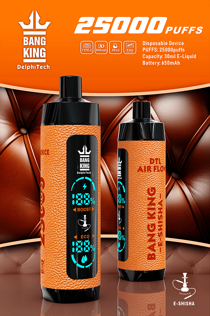 Bang King Shisha 25000 bocanadas Vape desechable al por mayor