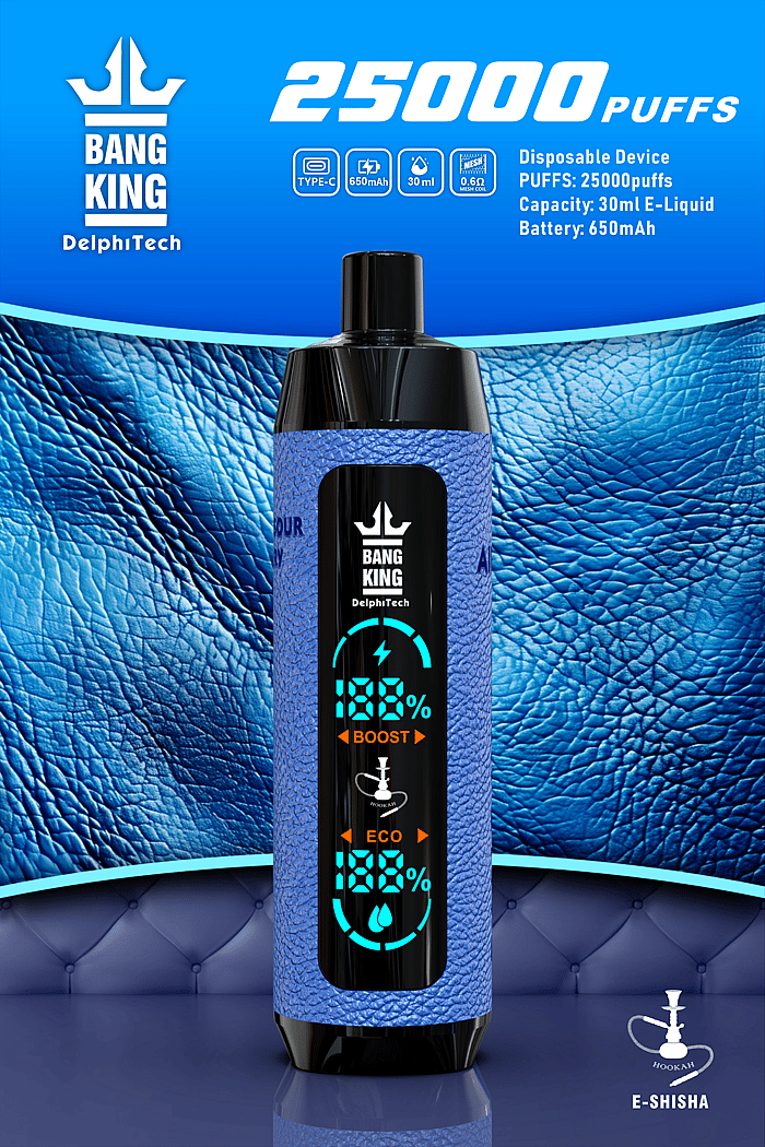 Bang King Shisha 25000 bocanadas Vape desechable al por mayor