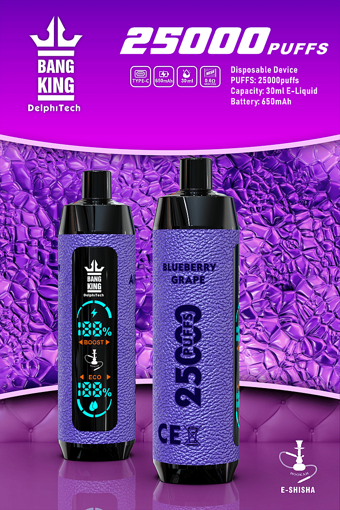 Bang King Shisha 25000 bocanadas Vape desechable al por mayor