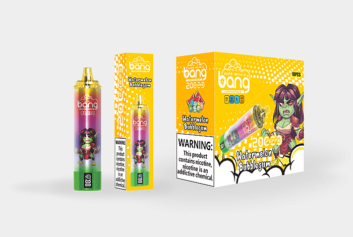 Bang Tornado 20000 bocanadas, venta al por mayor, vaporizador desechable