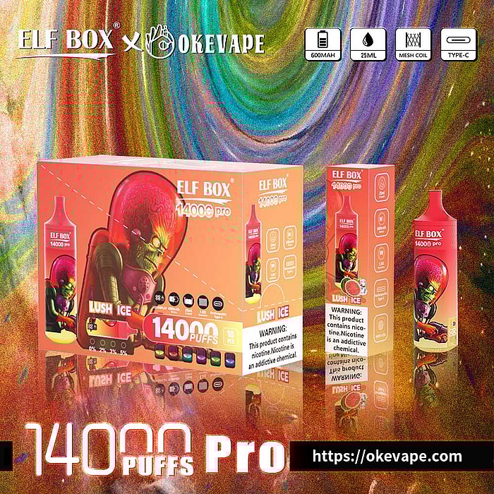 Elf Box RGB 14000 Pro Puffs Großhandel Einweg-Vape