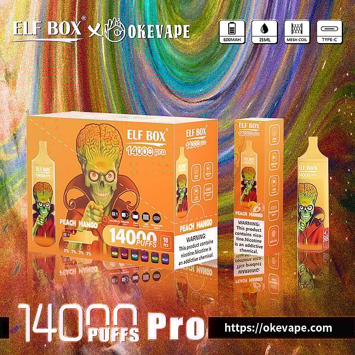 Elf Box RGB 14000 Pro Puffs Großhandel Einweg-Vape