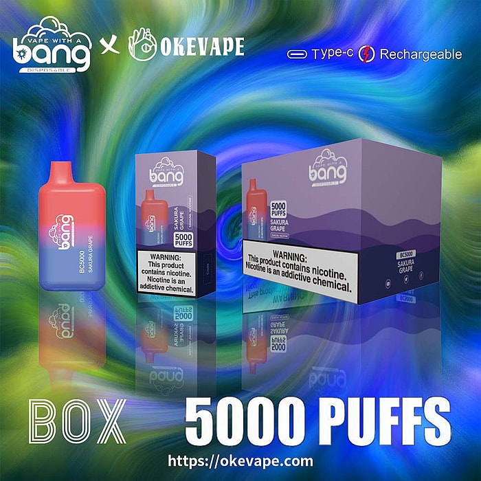 Bang BC5000 5000 Züge Großhandel Einweg-Vape