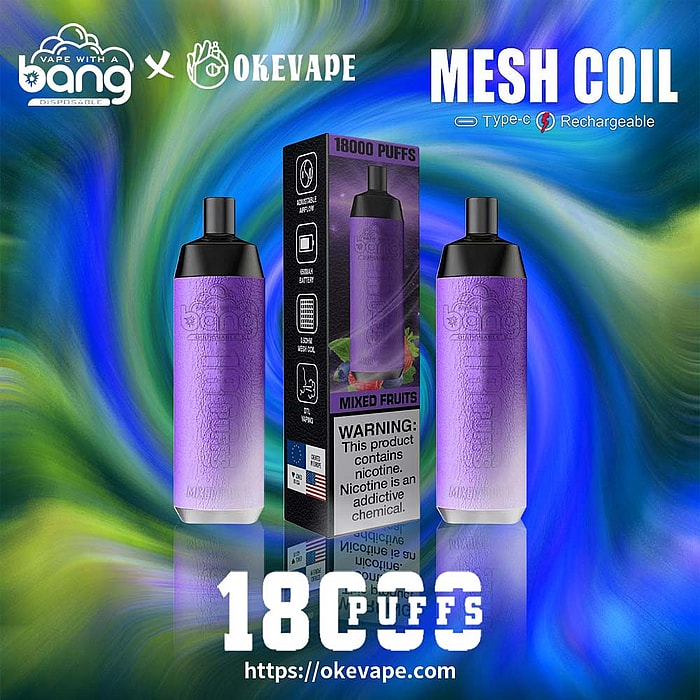 bang crown bar 18000 puffs wholesale disposable vape