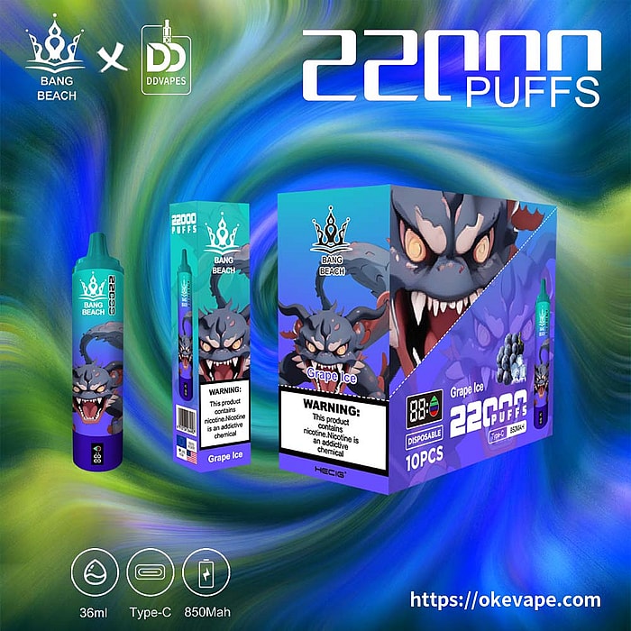 Bang Beach 22000 inhalaciones de vaporizador desechable al por mayor