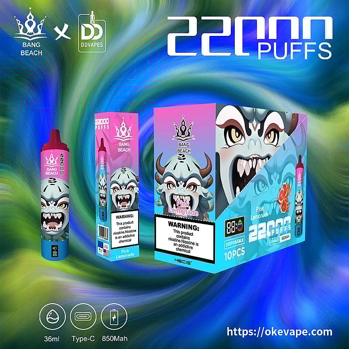 Bang Beach 22000 inhalaciones de vaporizador desechable al por mayor