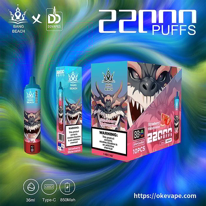 Bang Beach 22000 inhalaciones de vaporizador desechable al por mayor