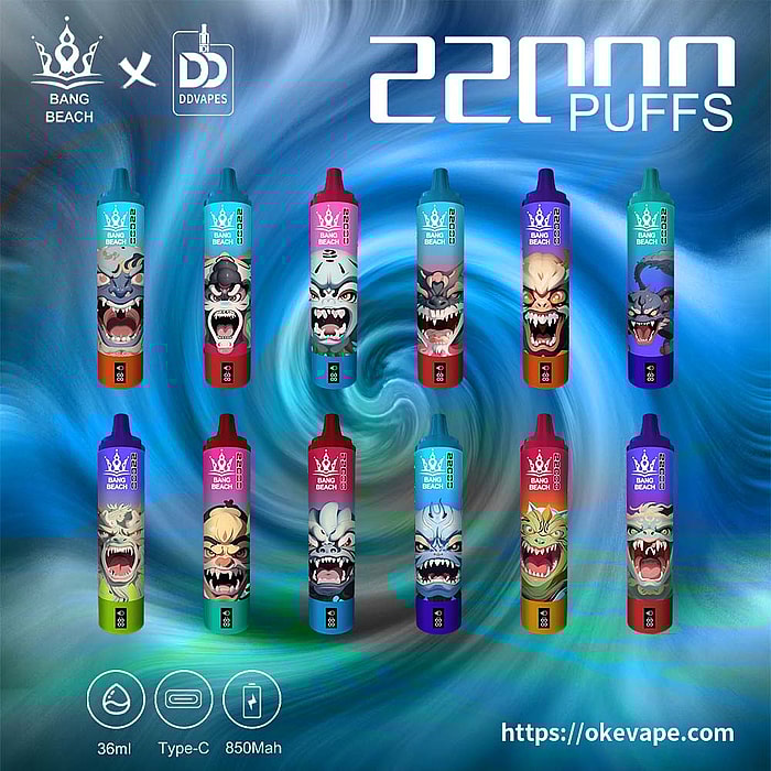 Bang Beach 22000 inhalaciones de vaporizador desechable al por mayor