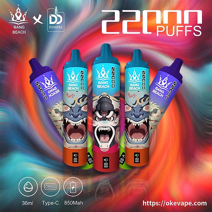 Bang Beach 22000 inhalaciones de vaporizador desechable al por mayor