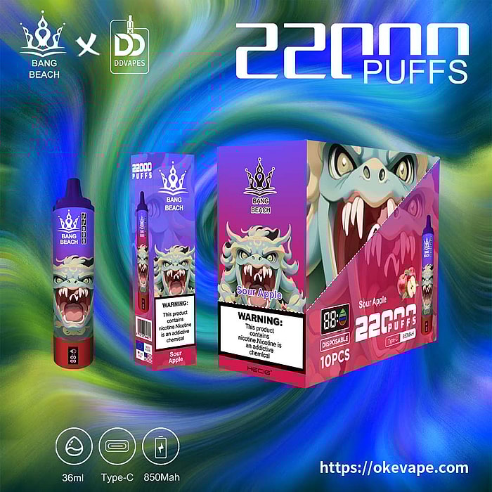 Bang Beach 22000 inhalaciones de vaporizador desechable al por mayor