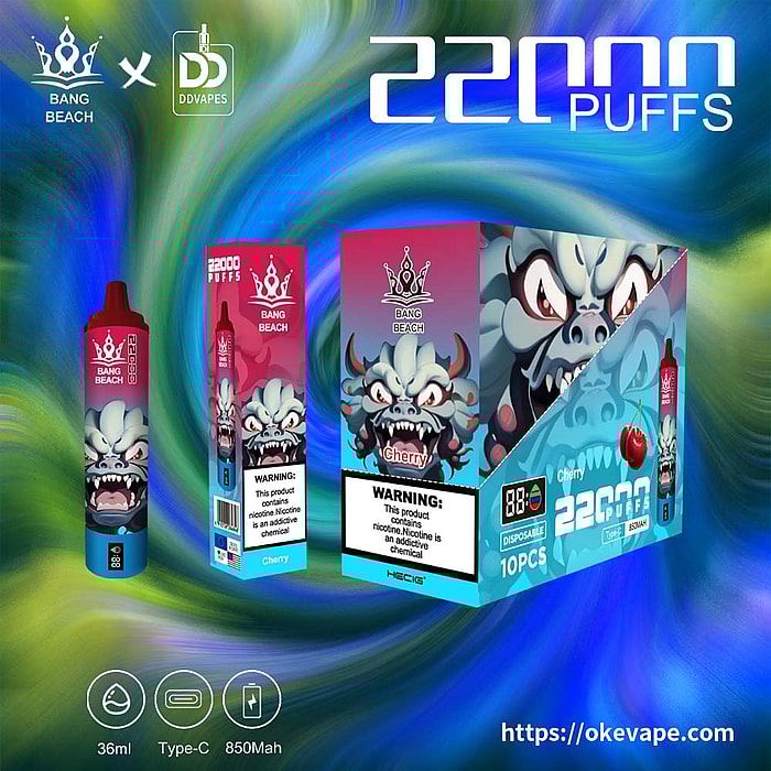 Bang Beach 22000 inhalaciones de vaporizador desechable al por mayor
