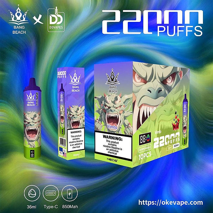 Bang Beach 22000 inhalaciones de vaporizador desechable al por mayor
