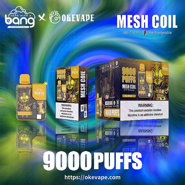 bang box 9000 sbuffi vaporizzatore usa e getta all'ingrosso