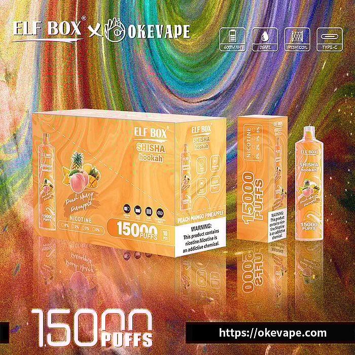 boîte elf ls15000 bouffées vape jetable en gros