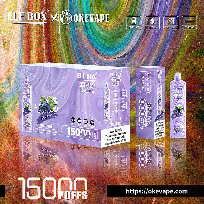 boîte elf ls15000 bouffées vape jetable en gros