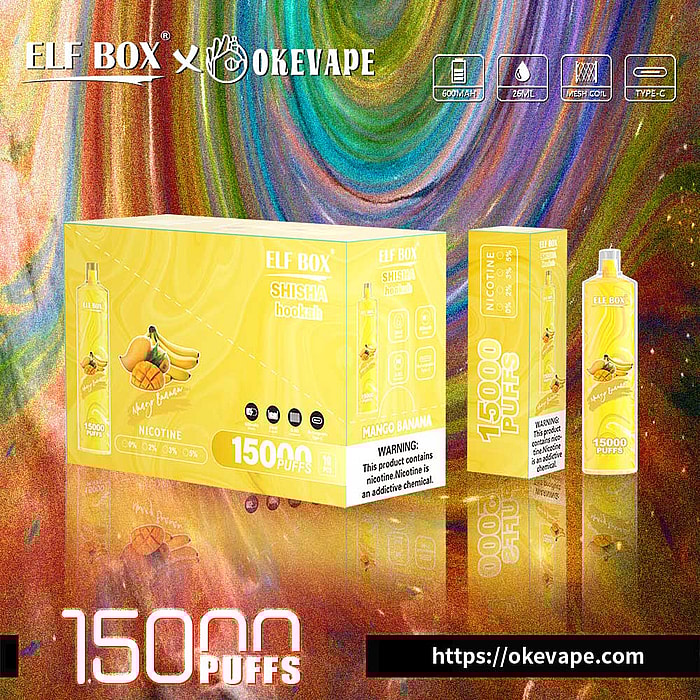 boîte elf ls15000 bouffées vape jetable en gros