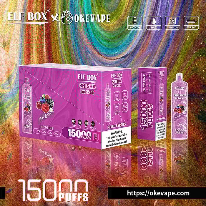 boîte elf ls15000 bouffées vape jetable en gros