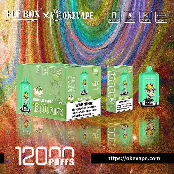 boîte elfe numérique 12000 bouffées vape jetable en gros
