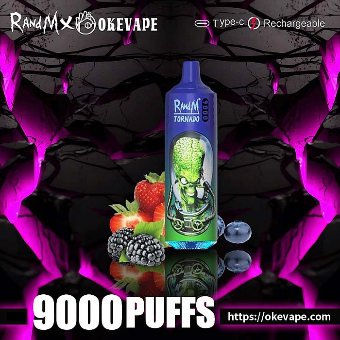 Randm Tornado 9000 puffs hurtowo jednorazowe waporyzatory