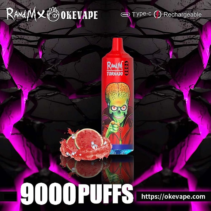 Randm Tornado 9000 puffs hurtowo jednorazowe waporyzatory