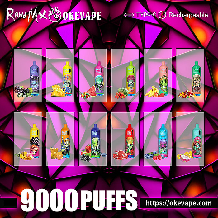 Randm Tornado 9000 puffs hurtowo jednorazowe waporyzatory