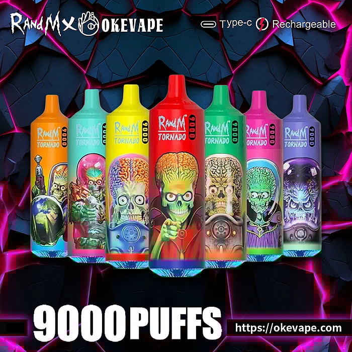 Randm Tornado 9000 puffs hurtowo jednorazowe waporyzatory