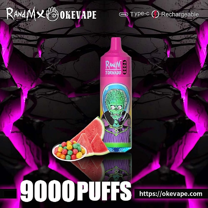 Randm Tornado 9000 puffs hurtowo jednorazowe waporyzatory