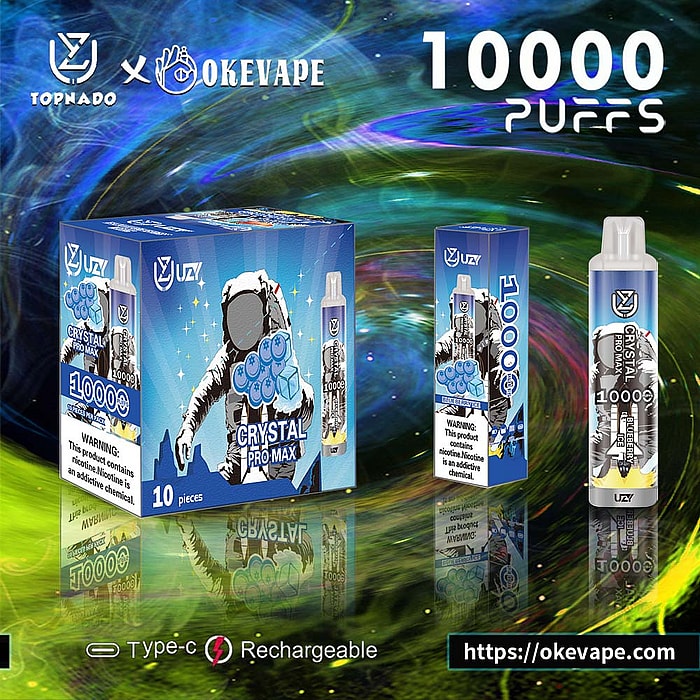 Uzy Crystal Pro Max 10000 zaciągnięć hurtowo jednorazowe waporyzatory