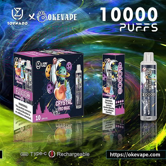 Uzy Crystal Pro Max 10000 zaciągnięć hurtowo jednorazowe waporyzatory
