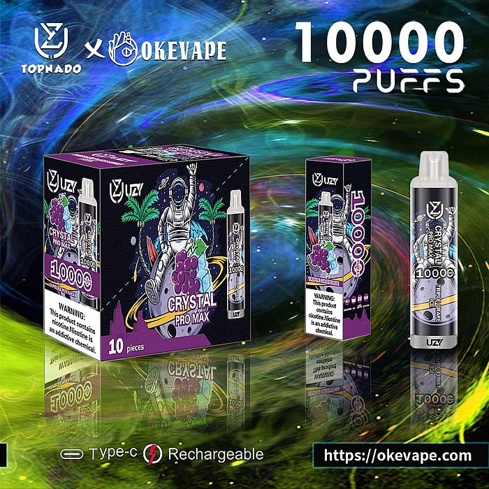 Uzy Crystal Pro Max 10000 zaciągnięć hurtowo jednorazowe waporyzatory