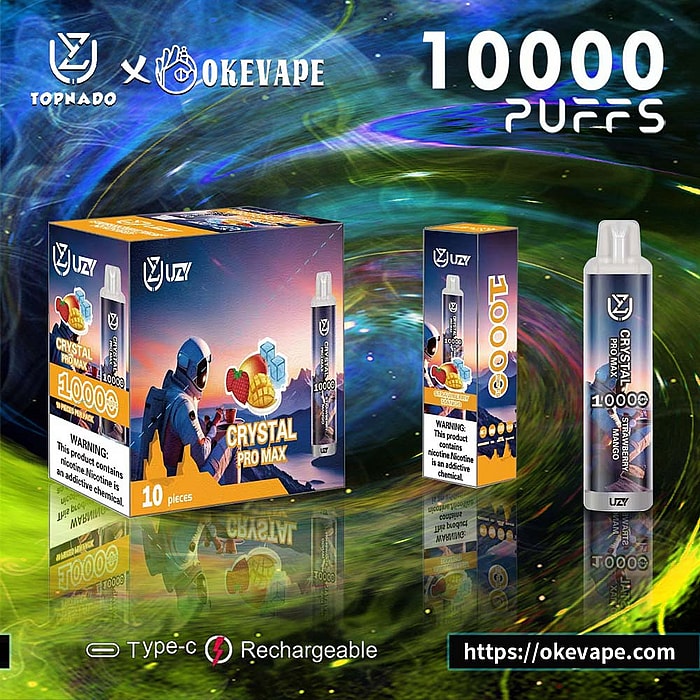 Uzy Crystal Pro Max 10000 zaciągnięć hurtowo jednorazowe waporyzatory