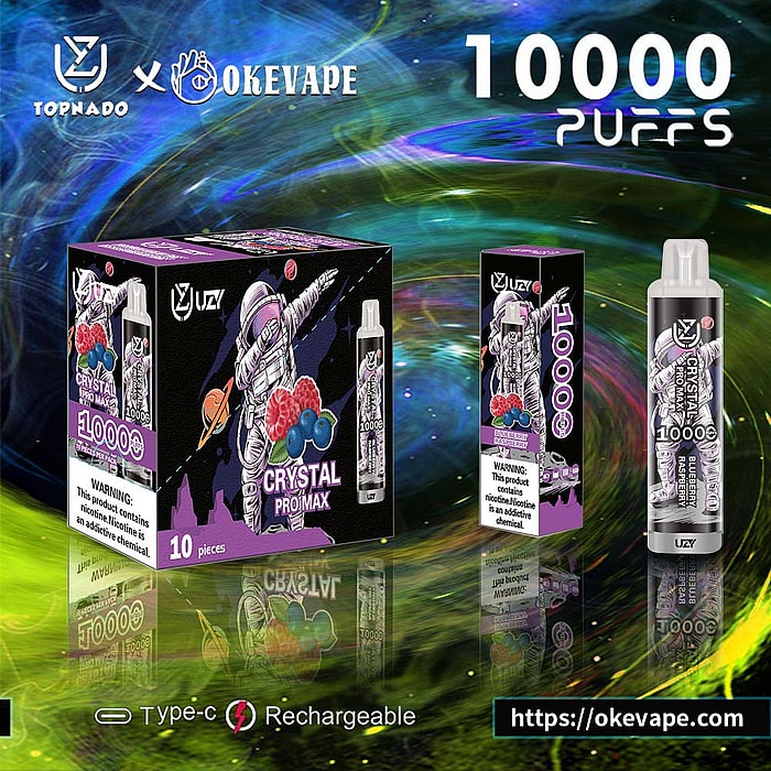 Uzy Crystal Pro Max 10000 zaciągnięć hurtowo jednorazowe waporyzatory