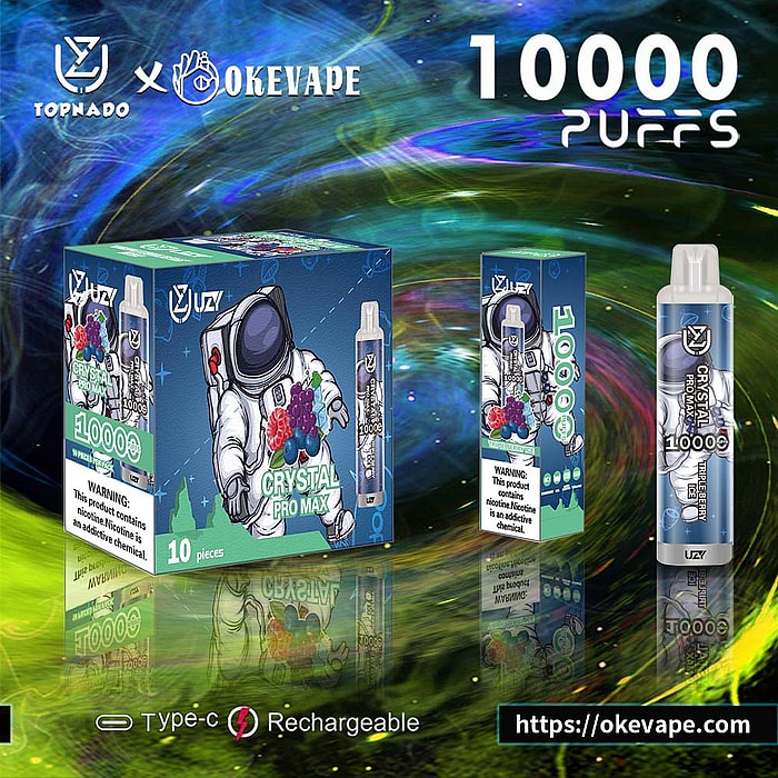 Uzy Crystal Pro Max 10000 zaciągnięć hurtowo jednorazowe waporyzatory