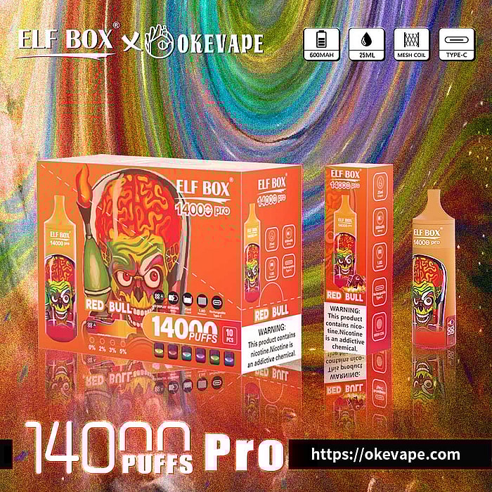 Elf Box RGB 14000 Pro Puffs Großhandel Einweg-Vape