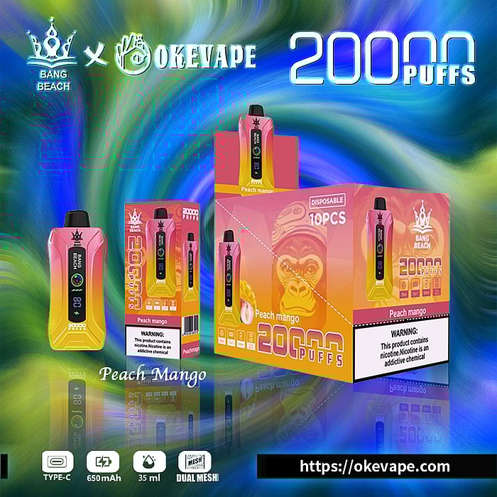 bang beach 20000 bouffées vape jetable en gros