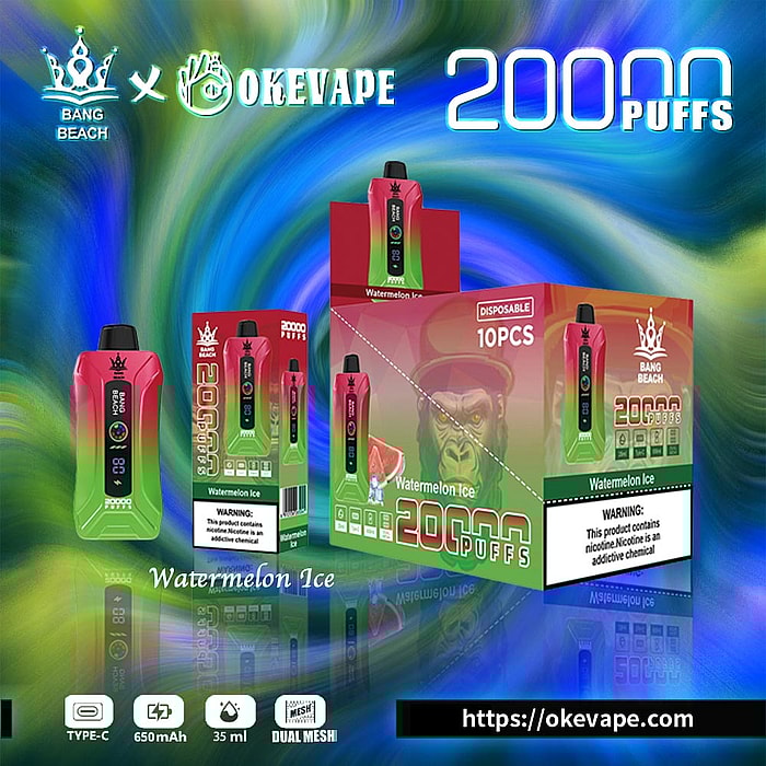 bang beach 20000 bouffées vape jetable en gros