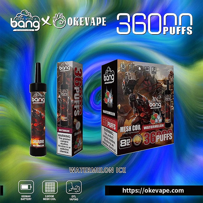 bang 36000 sbuffi vaporizzatore usa e getta all'ingrosso
