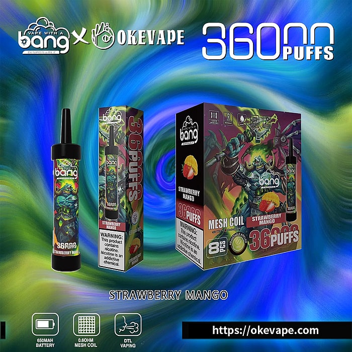 bang 36000 sbuffi vaporizzatore usa e getta all'ingrosso