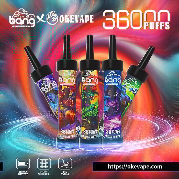 bang 36000 sbuffi vaporizzatore usa e getta all'ingrosso