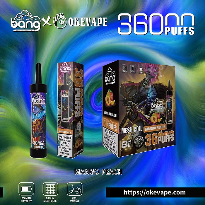 bang 36000 sbuffi vaporizzatore usa e getta all'ingrosso