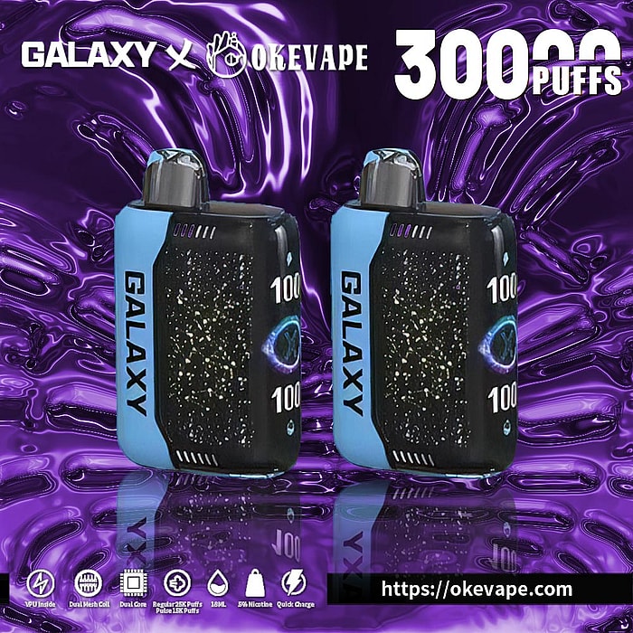 Vape desechable al por mayor Galaxy 30000 Gypsophila 30000 bocanadas