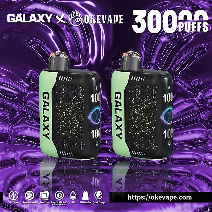 Vape desechable al por mayor Galaxy 30000 Gypsophila 30000 bocanadas