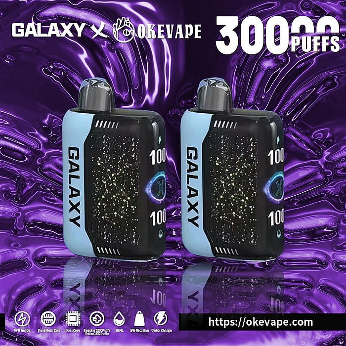 Vape desechable al por mayor Galaxy 30000 Gypsophila 30000 bocanadas