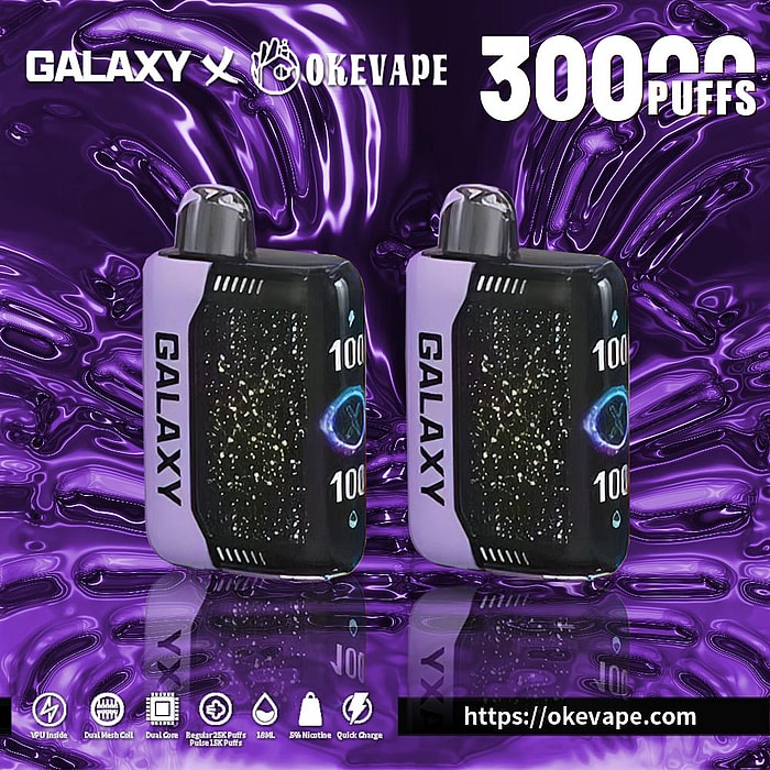 Vape desechable al por mayor Galaxy 30000 Gypsophila 30000 bocanadas