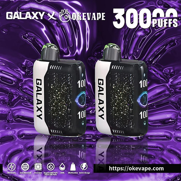 Vape desechable al por mayor Galaxy 30000 Gypsophila 30000 bocanadas