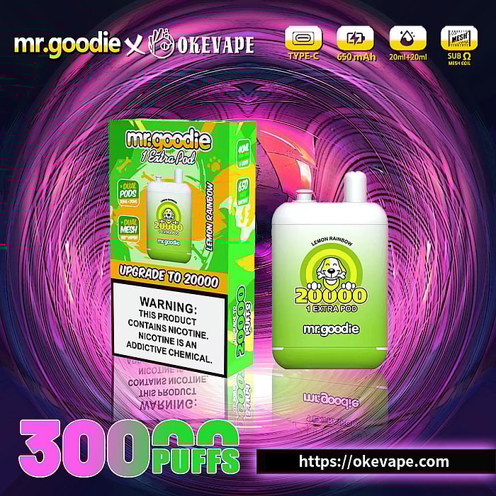 mr.goodie 20000 bouffées vape jetable en gros