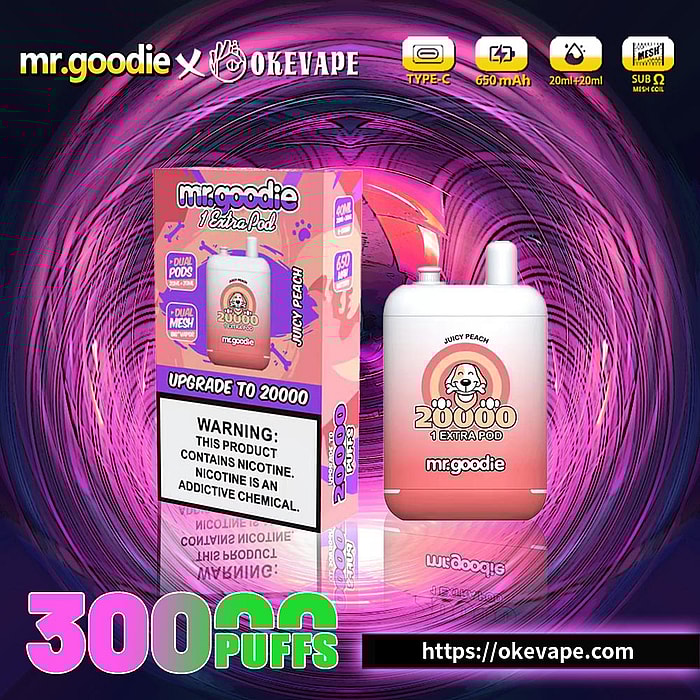 mr.goodie 20000 bouffées vape jetable en gros