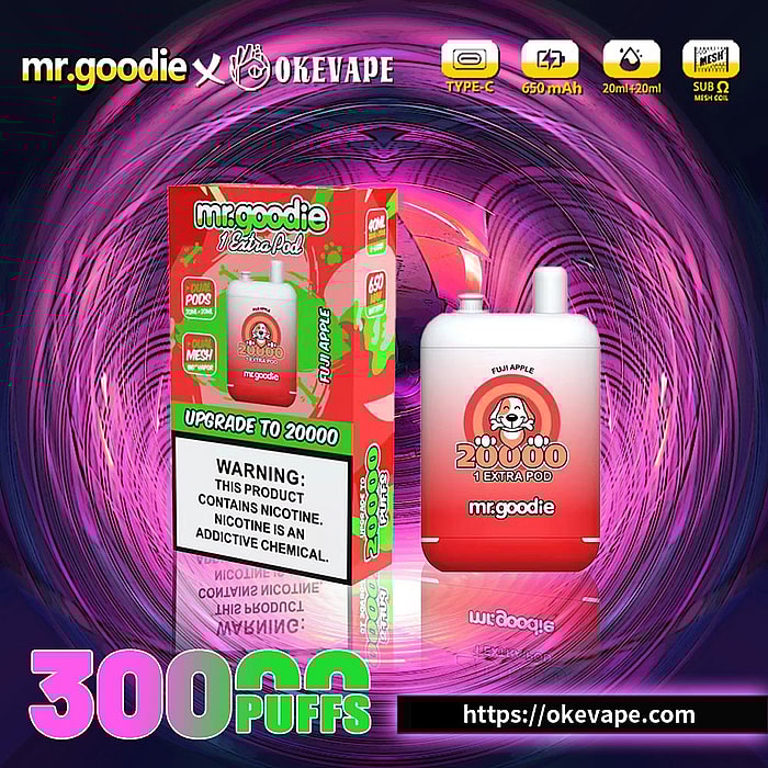 mr.goodie 20000 bouffées vape jetable en gros